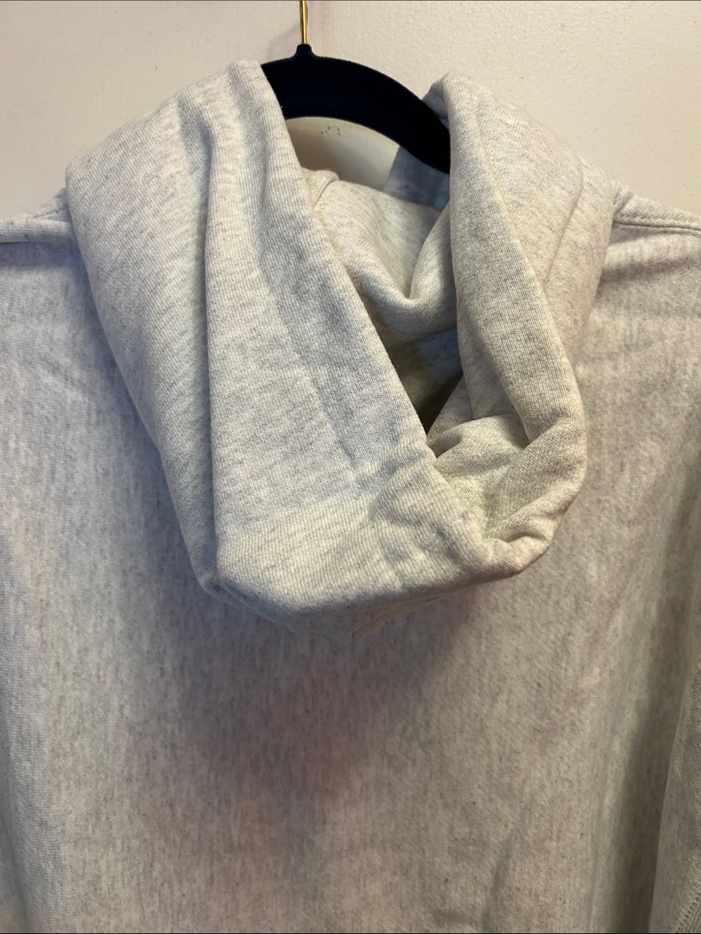 Champion Penn State University Light Gray Hoodie with Navy Logo - Picture 2 of 5